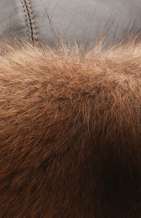 Мужская шапка-ушанка из меха фишера FURLAND коричневого цвета по цене 70000 руб., арт. 0017100010002300012 | Фото 3 Мужская шапка-ушанка из меха фишера FURLAND коричневого цвета, арт. 0017100010002300012 | Фото 3