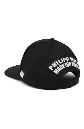 Мужской хлопковая бейсболка PHILIPP PLEIN черного цвета по цене 26100 руб., арт. F20A UAC0045 PTE003N | Фото 2 Мужской хлопковая бейсболка PHILIPP PLEIN черного цвета, арт. F20A UAC0045 PTE003N | Фото 2