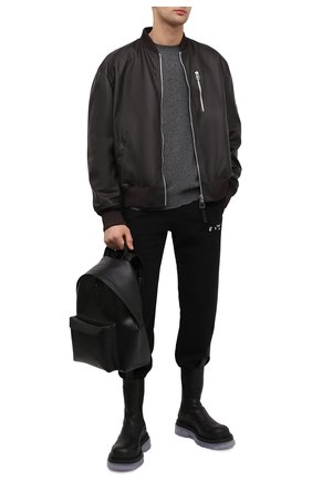 Мужской кожаный рюкзак PHILIPP PLEIN черного цвета по цене 130500 руб., арт. F20A MBA0974 PLE004N | Фото 2 Мужской кожаный рюкзак PHILIPP PLEIN черного цвета, арт. F20A MBA0974 PLE004N | Фото 2