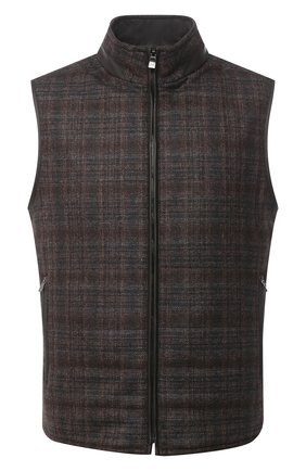 Мужской двусторонний жилет CORNELIANI коричневого цвета по цене 73800 руб., арт. 86C516-0816318/00 | Фото 1 Мужской двусторонний жилет CORNELIANI коричневого цвета, арт. 86C516-0816318/00 | Фото 1