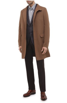 Мужская хлопковая сорочка BRIONI коричневого цвета по цене 46200 руб., арт. SCAY0L/09022 | Фото 2 Мужская хлопковая сорочка BRIONI коричневого цвета, арт. SCAY0L/09022 | Фото 2