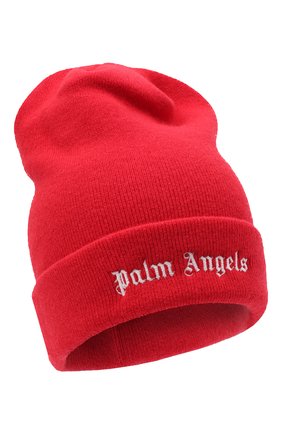 Мужская шерстяная шапка PALM ANGELS красного цвета по цене 16300 руб., арт. PMLC012F20KNI0012501 | Фото 1 Мужская шерстяная шапка PALM ANGELS красного цвета, арт. PMLC012F20KNI0012501 | Фото 1