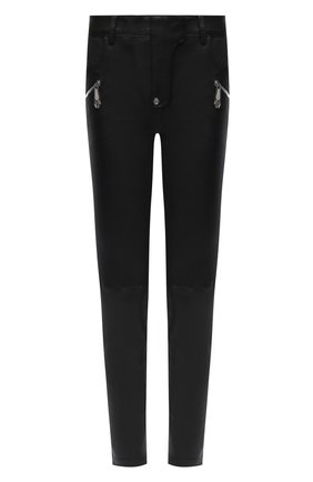 Женские кожаные брюки PHILIPP PLEIN черного цвета по цене 156390 руб., арт. F20C WLT0080 PLE010N | Фото 1 Женские кожаные брюки PHILIPP PLEIN черного цвета, арт. F20C WLT0080 PLE010N | Фото 1
