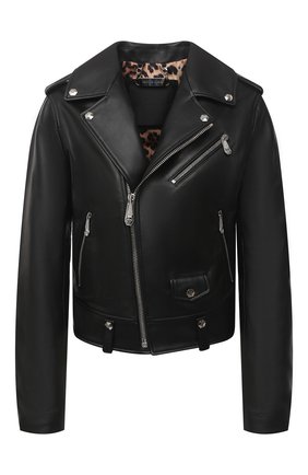 Женская кожаная куртка PHILIPP PLEIN черного цвета по цене 208590 руб., арт. F20C WLB0750 PLE010N | Фото 1 Женская кожаная куртка PHILIPP PLEIN черного цвета, арт. F20C WLB0750 PLE010N | Фото 1