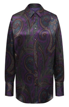 Женская шелковая блузка RALPH LAUREN разноцветного цвета по цене 225000 руб., арт. 290820713 | Фото 1 Женская шелковая блузка RALPH LAUREN разноцветного цвета, арт. 290820713 | Фото 1 (Длина (для топов): Удлиненные; Рукава: Длинные; Материал внешний: Шелк; Принт: С принтом; Женское Кросс-КТ: Блуза-одежда; Стили: Этно)