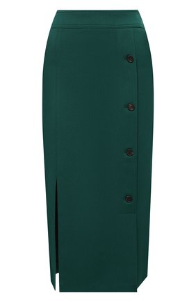 Женская юбка VICTORIA, VICTORIA BECKHAM зеленого цвета по цене 26750 руб., арт. 2420WSK001785A | Фото 1 Женская юбка VICTORIA, VICTORIA BECKHAM зеленого цвета, арт. 2420WSK001785A | Фото 1