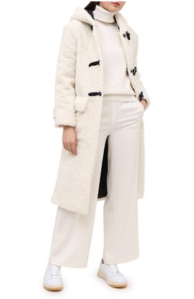 Женская шуба из экомеха ERMANNO ERMANNO SCERVINO белого цвета по цене 67100 руб., арт. 47T CP24 VIN | Фото 2 Женская шуба из экомеха ERMANNO ERMANNO SCERVINO белого цвета, арт. 47T CP24 VIN | Фото 2