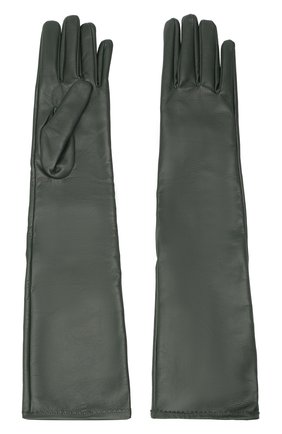 Женские кожаные перчатки MAISON MARGIELA зеленого цвета по цене 35950 руб., арт. S51TS0047/SY1319 | Фото 2 Женские кожаные перчатки MAISON MARGIELA зеленого цвета, арт. S51TS0047/SY1319 | Фото 2