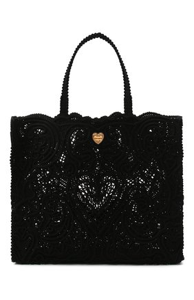 Женский сумка-шопер beatrice DOLCE & GABBANA черного цвета по цене 133500 руб., арт. BB6957/AW717 | Фото 1 Женский сумка-шопер beatrice DOLCE & GABBANA черного цвета, арт. BB6957/AW717 | Фото 1