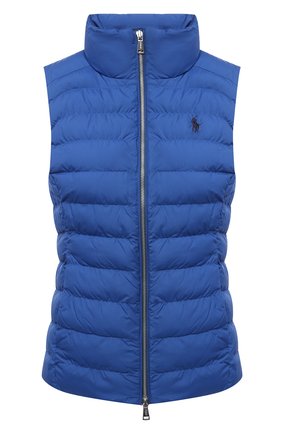 Женский жилет POLO RALPH LAUREN синего цвета по цене 19950 руб., арт. 211798869 | Фото 1 Женский жилет POLO RALPH LAUREN синего цвета, арт. 211798869 | Фото 1