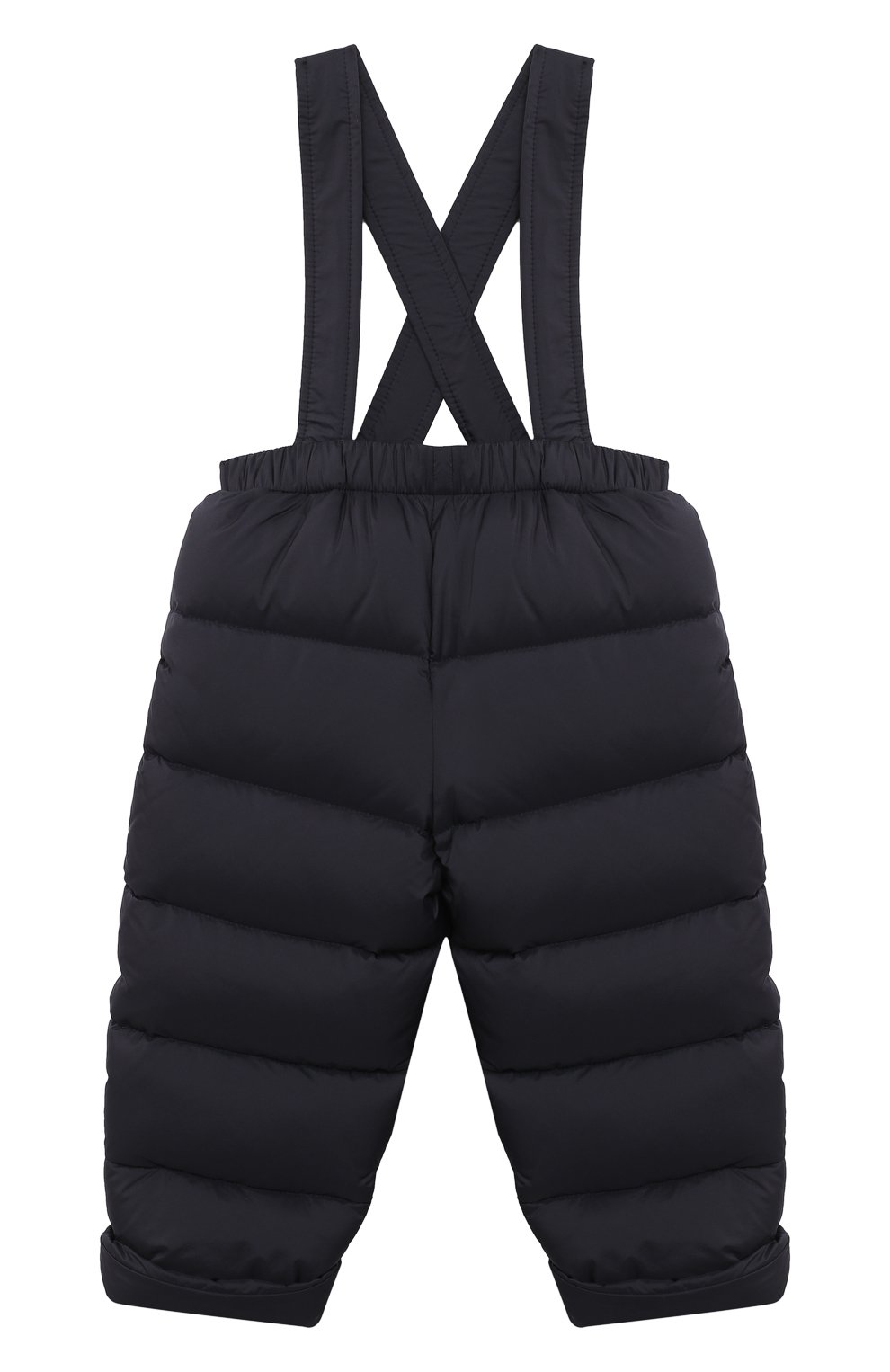 Детские пуховый комбинезон MONCLER синего цвета по цене 24200 руб., арт. F2-951-2A702-00-53333 | Фото 2 Детские пуховый комбинезон MONCLER синего цвета, арт. F2-951-2A702-00-53333 | Фото 2