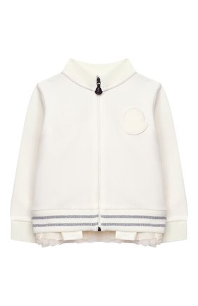Детский комплект из толстовки и брюк MONCLER белого цвета по цене 26300 руб., арт. F2-951-8M727-10-809EH | Фото 2 Детский комплект из толстовки и брюк MONCLER белого цвета, арт. F2-951-8M727-10-809EH | Фото 2