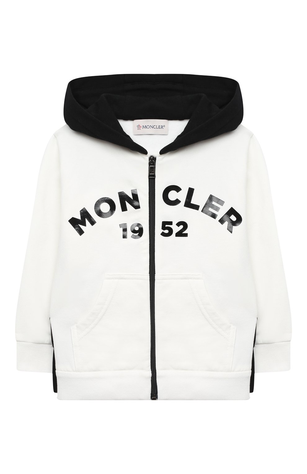 Детский комплект из толстовки и брюк MONCLER белого цвета по цене 26300 руб., арт. F2-951-8M730-20-80996 | Фото 2 Детский комплект из толстовки и брюк MONCLER белого цвета, арт. F2-951-8M730-20-80996 | Фото 2