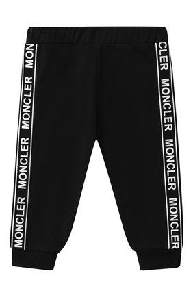 Детский комплект из толстовки и брюк MONCLER белого цвета по цене 26300 руб., арт. F2-951-8M730-20-80996 | Фото 4 Детский комплект из толстовки и брюк MONCLER белого цвета, арт. F2-951-8M730-20-80996 | Фото 4