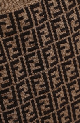 Детские хлопковые джоггеры FENDI коричневого цвета по цене 21950 руб., арт. BUG062/A3TE/12M-24M | Фото 3 Детские хлопковые джоггеры FENDI коричневого цвета, арт. BUG062/A3TE/12M-24M | Фото 3