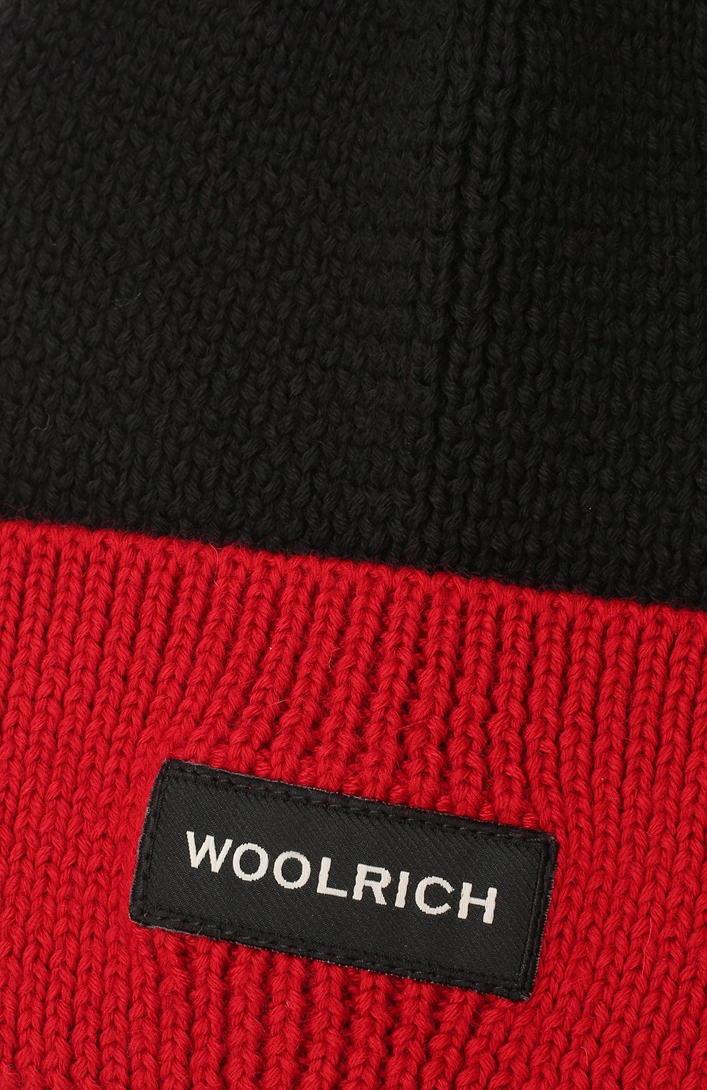 Детского шапка WOOLRICH красного цвета по цене 5405 руб., арт. CFWKAC0067MR/UF0532 | Фото 3 Детского шапка WOOLRICH красного цвета, арт. CFWKAC0067MR/UF0532 | Фото 3
