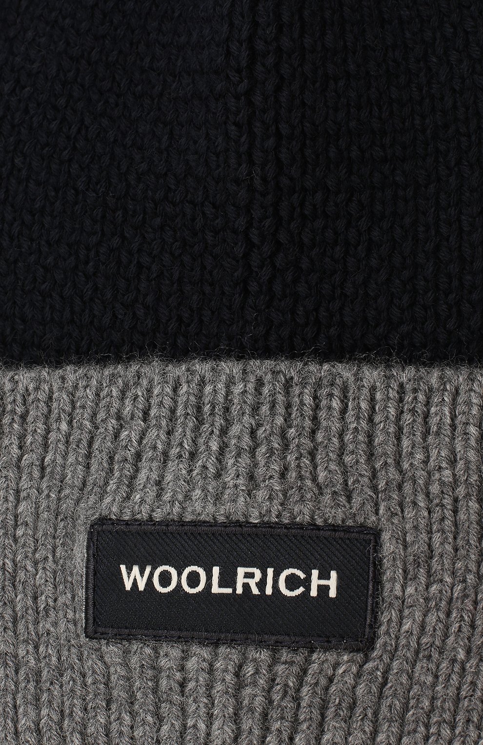 Детского шапка WOOLRICH серого цвета по цене 5405 руб., арт. CFWKAC0067MR/UF0532 | Фото 3 Детского шапка WOOLRICH серого цвета, арт. CFWKAC0067MR/UF0532 | Фото 3
