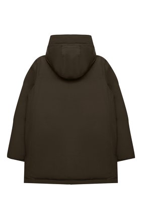 Детский пуховая парка WOOLRICH темно-зеленого цвета по цене 35250 руб., арт. CFWK0U0125MR/UT0641 | Фото 2 Детский пуховая парка WOOLRICH темно-зеленого цвета, арт. CFWK0U0125MR/UT0641 | Фото 2