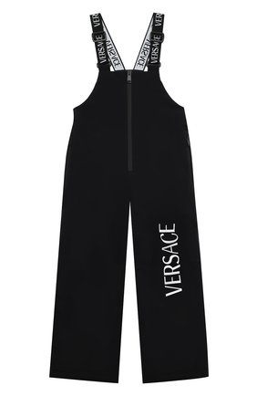 Детский утепленный комбинезон VERSACE черного цвета по цене 39900 руб., арт. YD000302/A235827/8A-14A | Фото 1 Детский утепленный комбинезон VERSACE черного цвета, арт. YD000302/A235827/8A-14A | Фото 1