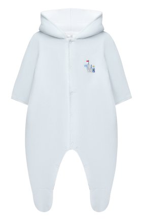 Детский хлопковый комбинезон KISSY KISSY голубого цвета по цене 6595 руб., арт. KBN05301N | Фото 1 Детский хлопковый комбинезон KISSY KISSY голубого цвета, арт. KBN05301N | Фото 1