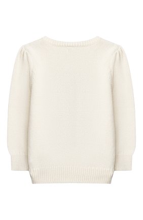 Детский хлопковый пуловер RALPH LAUREN белого цвета по цене 10700 руб., арт. 310800176 | Фото 2 Детский хлопковый пуловер RALPH LAUREN белого цвета, арт. 310800176 | Фото 2