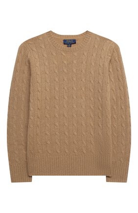 Детский кашемировый пуловер POLO RALPH LAUREN бежевого цвета по цене 38250 руб., арт. 323560706 | Фото 1 Детский кашемировый пуловер POLO RALPH LAUREN бежевого цвета, арт. 323560706 | Фото 1 (Рукава: Длинные; Материал внешний: Шерсть, Кашемир; Мальчики Кросс-КТ: Пуловер-одежда; Ростовка одежда: 13 - 15 лет | 158 см, 10 - 11 лет | 140 - 146см, 9 лет | 134 см, 16 лет | 164 см)
