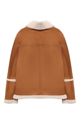 Детская дубленка из эко-меха DSQUARED2 бежевого цвета по цене 31600 руб., арт. DQ0486-D00V7 | Фото 2 Детская дубленка из эко-меха DSQUARED2 бежевого цвета, арт. DQ0486-D00V7 | Фото 2