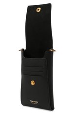 Кожаный чехол для iphone TOM FORD черного цвета, арт. Y0302T-LCL081 | Фото 3 (Женское Кросс-КТ: Кожа iPhone; Региональные ограничения белый список (Axapta Mercury): RU)