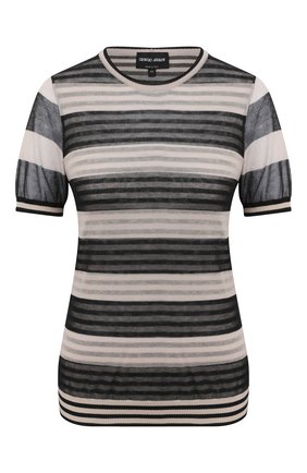 Женская хлопковый топ GIORGIO ARMANI черного цвета по цене 93050 руб., арт. 6HAM06/AM31Z | Фото 1 Женская хлопковый топ GIORGIO ARMANI черного цвета, арт. 6HAM06/AM31Z | Фото 1