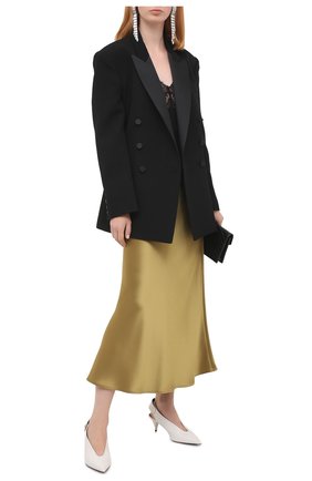 Женские кожаные туфли TOM FORD белого цвета по цене 95250 руб., арт. W2685T-LSP013 | Фото 2 Женские кожаные туфли TOM FORD белого цвета, арт. W2685T-LSP013 | Фото 2