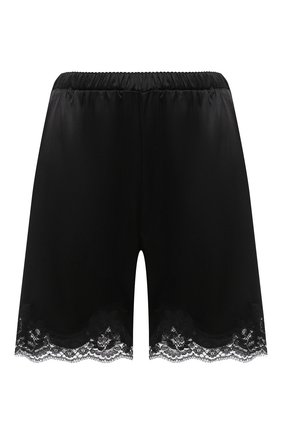 Женские шорты из шелка и хлопка DOLCE & GABBANA черного цвета по цене 38000 руб., арт. 03A30T/FUAD8 | Фото 1 Женские шорты из шелка и хлопка DOLCE & GABBANA черного цвета, арт. 03A30T/FUAD8 | Фото 1