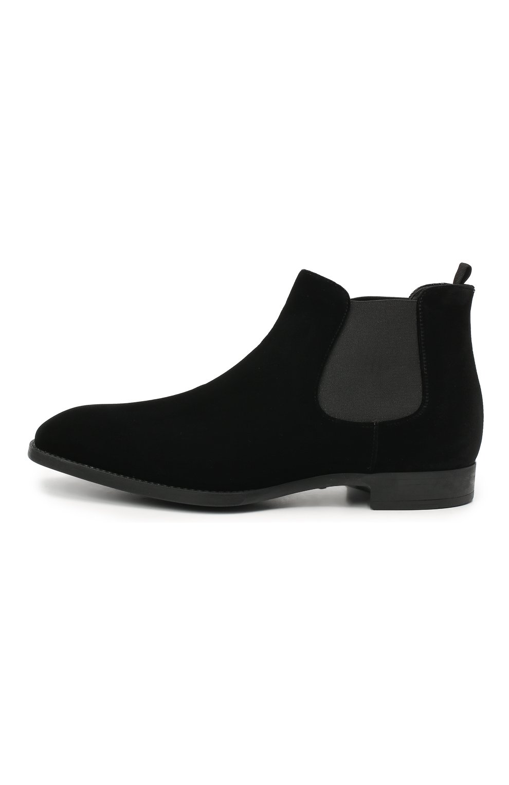 Мужские текстильные челси GIORGIO ARMANI черного цвета, арт. X2M253/XD167 | Фото 3 (Материал внешний: Текстиль; Материал внутренний: Натуральная кожа; Материал утеплителя: Без утеплителя; Подошва: Плоская; Мужское Кросс-КТ: Сапоги-обувь, Челси-обувь)
