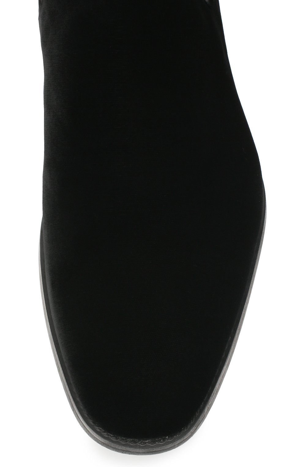 Мужские текстильные челси GIORGIO ARMANI черного цвета, арт. X2M253/XD167 | Фото 5 (Материал внешний: Текстиль; Материал внутренний: Натуральная кожа; Материал утеплителя: Без утеплителя; Подошва: Плоская; Мужское Кросс-КТ: Сапоги-обувь, Челси-обувь)