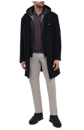 Мужские замшевые ботинки TOD’S темно-синего цвета по цене 56400 руб., арт. XXM98B0BZ10MJH | Фото 2 Мужские замшевые ботинки TOD’S темно-синего цвета, арт. XXM98B0BZ10MJH | Фото 2