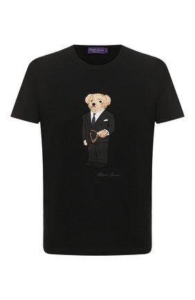 Мужская хлопковая футболка RALPH LAUREN черного цвета по цене 49050 руб., арт. 790822865 | Фото 1 Мужская хлопковая футболка RALPH LAUREN черного цвета, арт. 790822865 | Фото 1