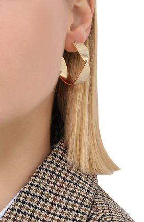 Женские серьги EXCLAIM золотого цвета по цене 8120 руб., арт. 042G3164E | Фото 2 Женские серьги EXCLAIM золотого цвета, арт. 042G3164E | Фото 2