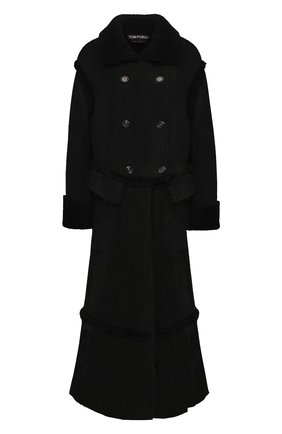 Женская дубленка TOM FORD черного цвета по цене 899500 руб., арт. CPF693-FUX143 | Фото 1 Женская дубленка TOM FORD черного цвета, арт. CPF693-FUX143 | Фото 1