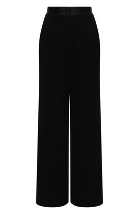 Женские брюки из хлопка и шерсти ANN DEMEULEMEESTER черного цвета по цене 84550 руб., арт. 2002-1416-P-165-099 | Фото 1 Женские брюки из хлопка и шерсти ANN DEMEULEMEESTER черного цвета, арт. 2002-1416-P-165-099 | Фото 1