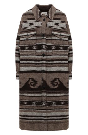 Женское пальто ISABEL MARANT ETOILE бежевого цвета по цене 57700 руб., арт. MA0572-20A064E/GABRI0N | Фото 1 Женское пальто ISABEL MARANT ETOILE бежевого цвета, арт. MA0572-20A064E/GABRI0N | Фото 1