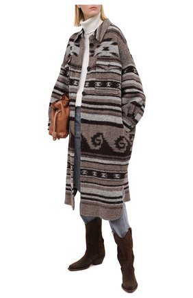 Женское пальто ISABEL MARANT ETOILE бежевого цвета по цене 57700 руб., арт. MA0572-20A064E/GABRI0N | Фото 2 Женское пальто ISABEL MARANT ETOILE бежевого цвета, арт. MA0572-20A064E/GABRI0N | Фото 2