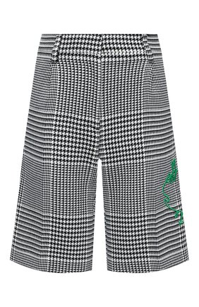 Женские шорты OFF-WHITE черно-белого цвета по цене 59750 руб., арт. 0WCA110E20FAB0021055 | Фото 1 Женские шорты OFF-WHITE черно-белого цвета, арт. 0WCA110E20FAB0021055 | Фото 1
