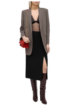 Женское боди SAINT LAURENT черного цвета по цене 131000 руб., арт. 635835/Y4B30 | Фото 2 Женское боди SAINT LAURENT черного цвета, арт. 635835/Y4B30 | Фото 2