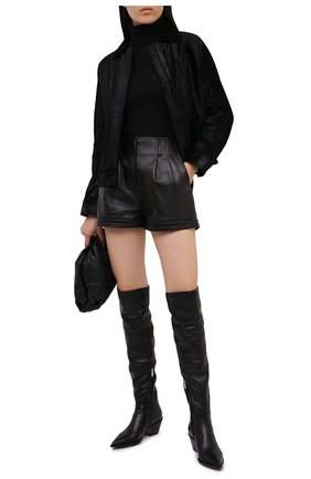 Женские кожаные ботфорты GIANVITO ROSSI черного цвета по цене 124000 руб., арт. G80478.45CU0.NGLNER0 | Фото 2 Женские кожаные ботфорты GIANVITO ROSSI черного цвета, арт. G80478.45CU0.NGLNER0 | Фото 2