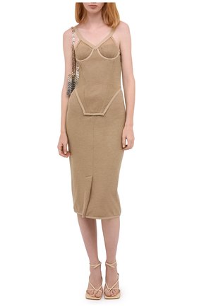 Женское кашемировое платье BURBERRY коричневого цвета по цене 135000 руб., арт. 4566753 | Фото 2 Женское кашемировое платье BURBERRY коричневого цвета, арт. 4566753 | Фото 2