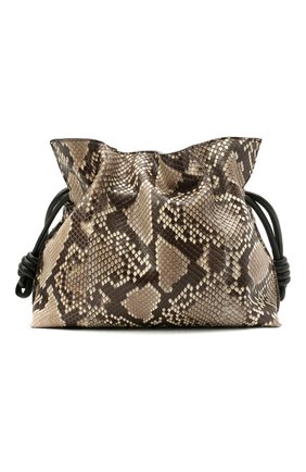 Женский клатч flamenco из кожи питона LOEWE серого цвета по цене 221000 руб., арт. A411FC1X19/PRET | Фото 1 Женский клатч flamenco из кожи питона LOEWE серого цвета, арт. A411FC1X19/PRET | Фото 1