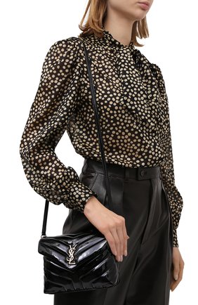 Женская сумка loulou SAINT LAURENT черного цвета по цене 99500 руб., арт. 630951/2IU1J | Фото 2 Женская сумка loulou SAINT LAURENT черного цвета, арт. 630951/2IU1J | Фото 2