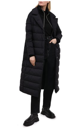 Женский пуховик HERNO черного цвета по цене 79250 руб., арт. PI1143D/19288 | Фото 2 Женский пуховик HERNO черного цвета, арт. PI1143D/19288 | Фото 2