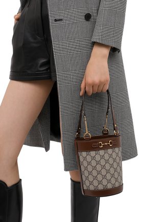 Женская сумка 1955 horsebit GUCCI коричневого цвета по цене 136900 руб., арт. 637115/92TPG | Фото 2 Женская сумка 1955 horsebit GUCCI коричневого цвета, арт. 637115/92TPG | Фото 2