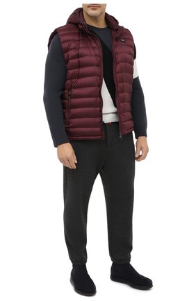 Мужской кашемировый джемпер VALENTINO синего цвета по цене 98850 руб., арт. UV0KC11C6U0 | Фото 2 Мужской кашемировый джемпер VALENTINO синего цвета, арт. UV0KC11C6U0 | Фото 2