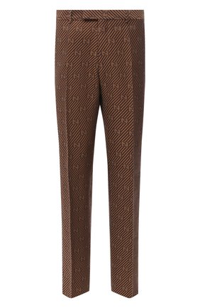 Мужские брюки из хлопка и шелка GUCCI бежевого цвета по цене 107000 руб., арт. 630062/ZAEAK | Фото 1 Мужские брюки из хлопка и шелка GUCCI бежевого цвета, арт. 630062/ZAEAK | Фото 1 (Длина (брюки, джинсы): Стандартные; Материал внешний: Хлопок, Шелк; Материал подклада: Вискоза; Случай: Повседневный; Стили: Кэжуэл; Региональные ограничения белый список (Axapta Mercury): RU)